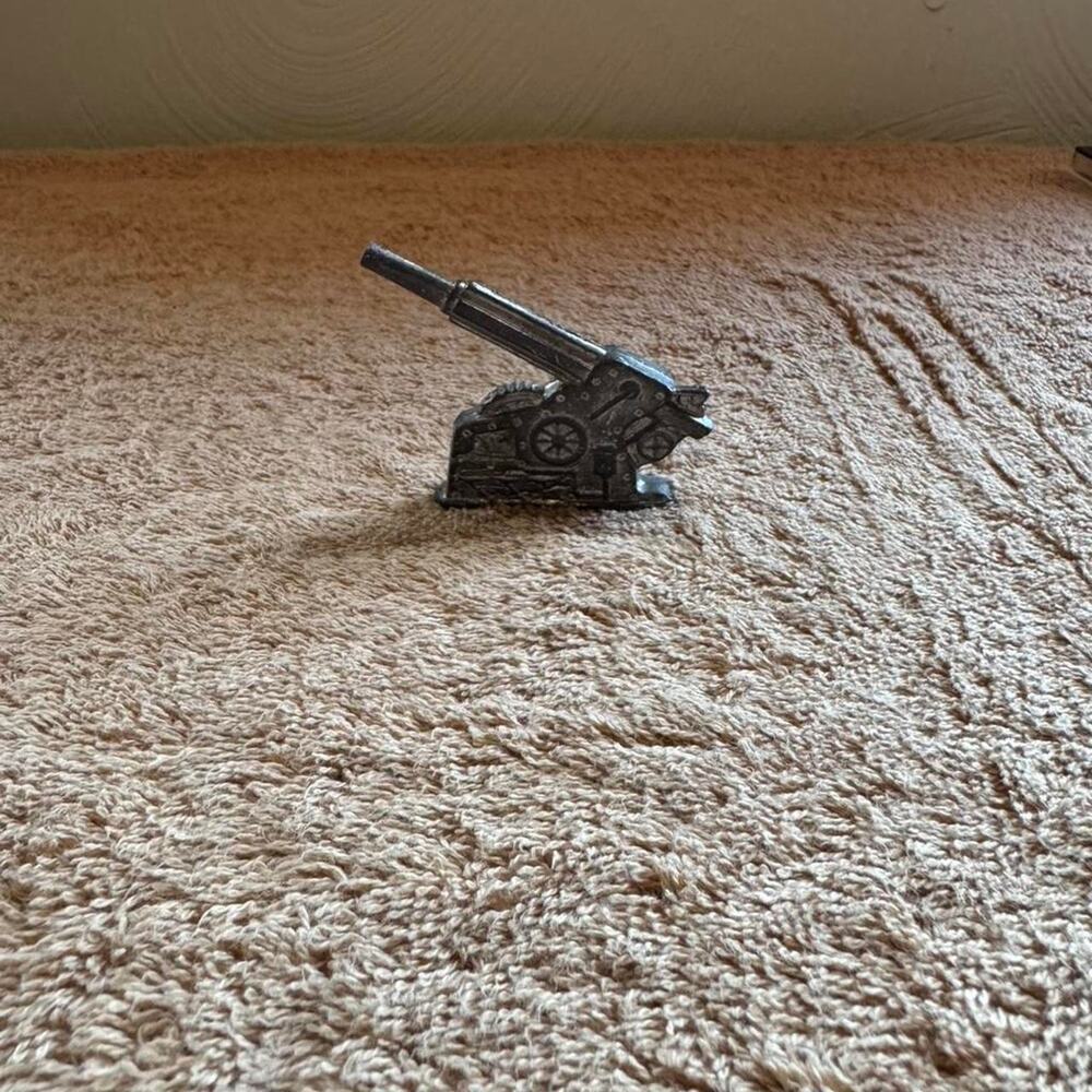 Vintage Lead Toy Soldier WWII Anti Aircraft Gun
